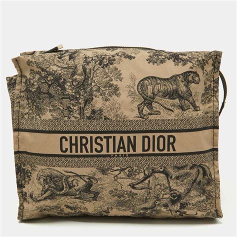 dior travel bag vintage|Dior travel zipped pouch.